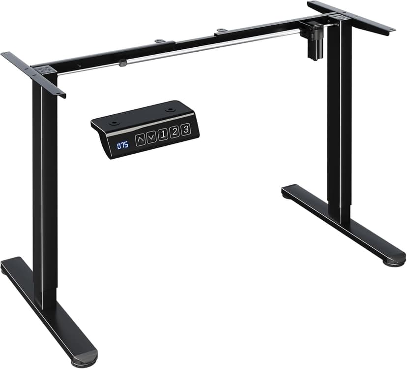 ErGear Electric Stand up Desk Frame Height Adjustable Table Legs Sit Stand Desk Frame Up to 47.2" Ergonomic Standing Desk Base Workstation Frame Only